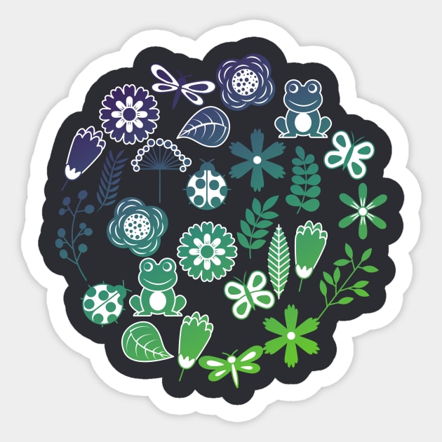 Botanical garden Sticker by Travelite Design